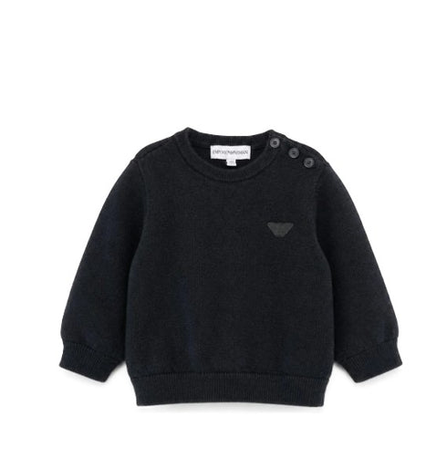 Armani maglia blu - vista frontale