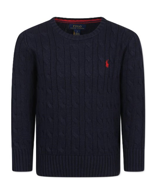 Polo ralph lauren maglie chiuse blu - vista frontale