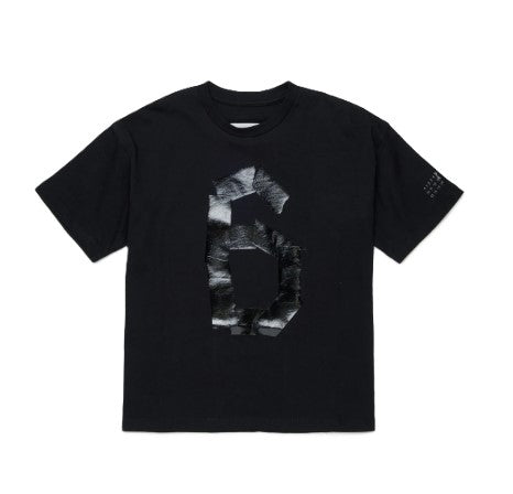 Maison margiela t-shirt nero - dettaglio