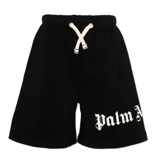 Palm angels short nero - vista frontale