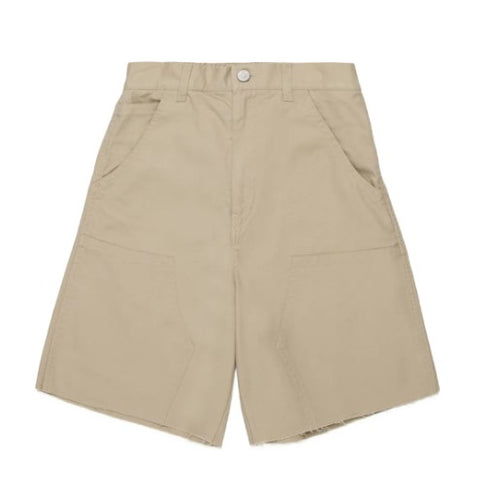 Maison margiela short beige - vista posteriore