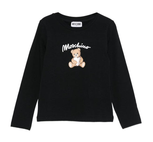 Moschino t-shirt nero - vista frontale
