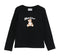 Moschino t-shirt nero - vista frontale