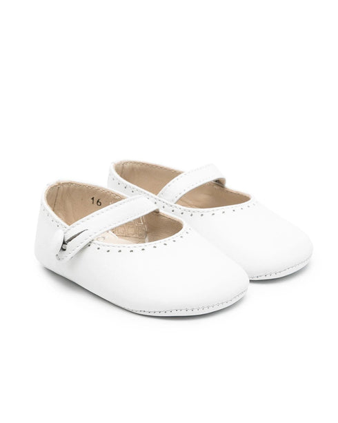 Simonetta ballerine bianco - vista frontale