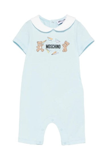 Moschino tutina celeste - dettaglio