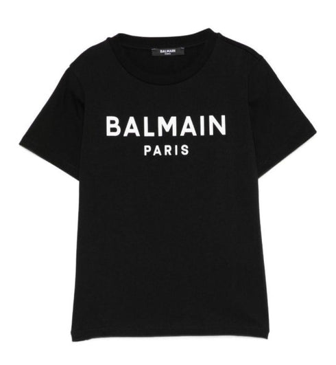 Balmain t-shirt nero - vista frontale