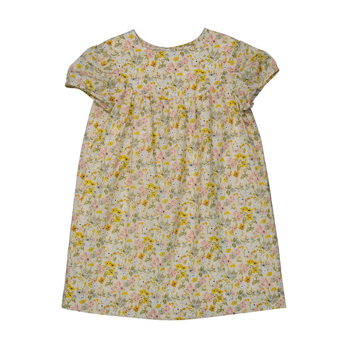 Bonpoint abito beige - vista laterale