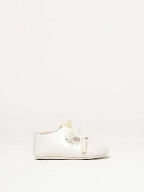 Bonpoint Aleka scarpine beige - vista frontale