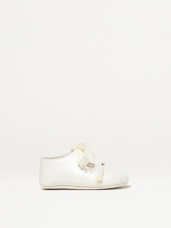 Bonpoint Aleka scarpine beige - vista frontale