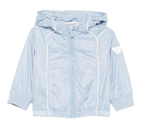 Armani giubbotti celeste - vista frontale