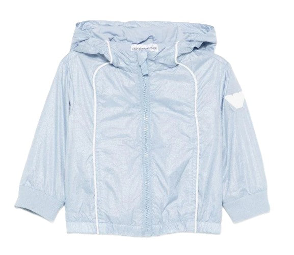 Armani giubbotti celeste - vista frontale