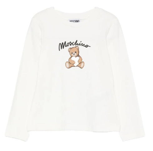 Moschino t-shirt panna - vista posteriore