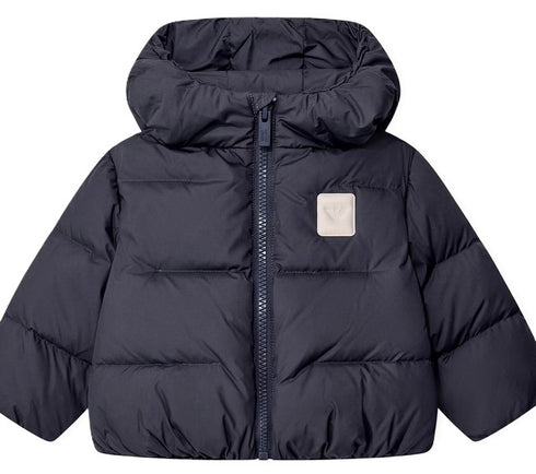 Armani piumino blu - vista frontale