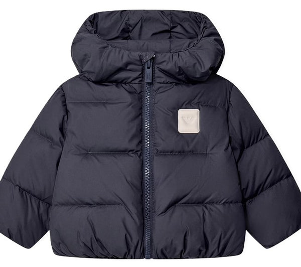 Armani piumino blu - vista frontale