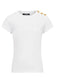 Balmain t-shirt bianco - vista posteriore