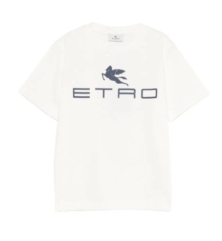 Etro t-shirt avorio - vista posteriore