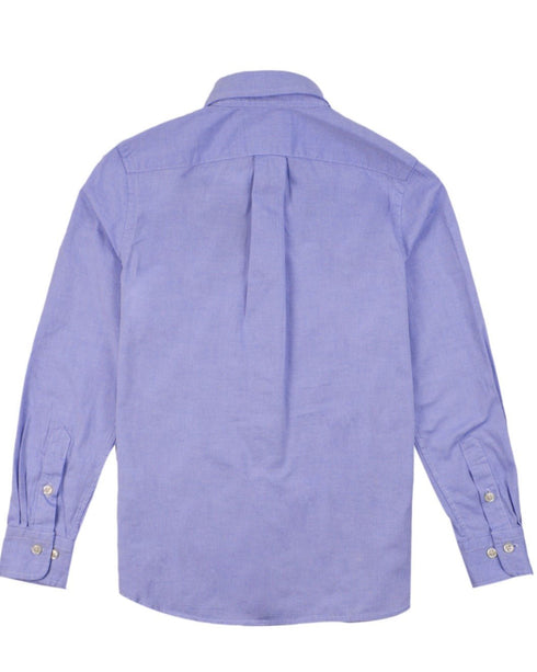 Polo Ralph Lauren camicia oxford celeste - dettaglio