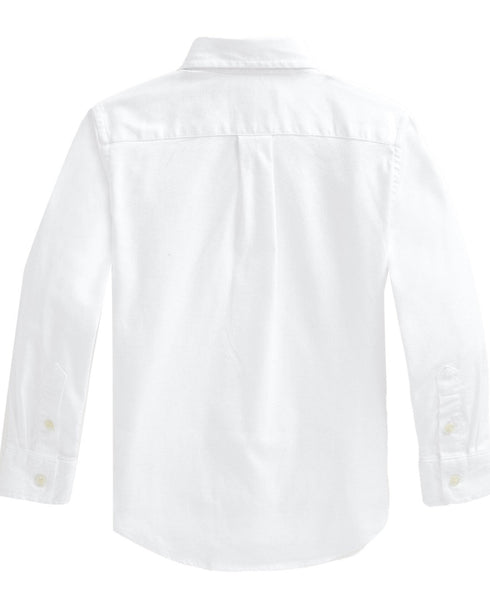 Polo Ralph Lauren camicia oxford bianco - dettaglio
