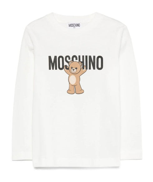 Moschino t-shirt panna - vista posteriore
