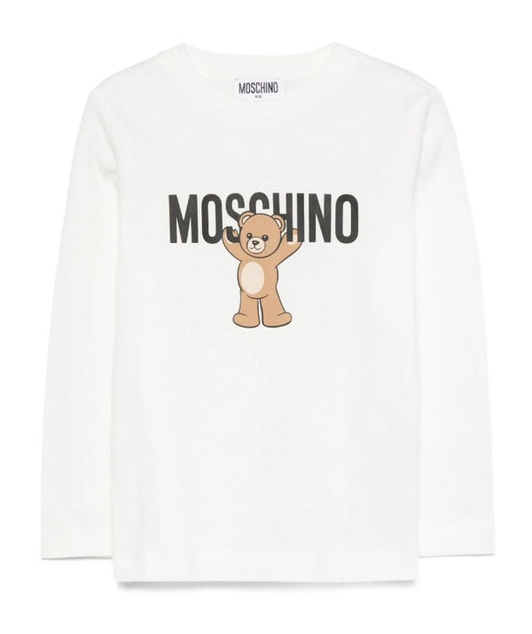 Moschino t-shirt panna - vista posteriore