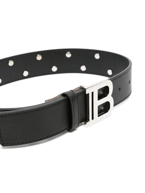 Balmain cinte e bretelle nero - vista posteriore