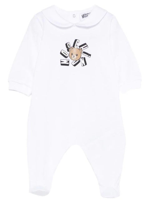 Moschino tutina bianco - vista frontale
