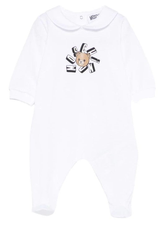 Moschino tutina bianco - vista frontale