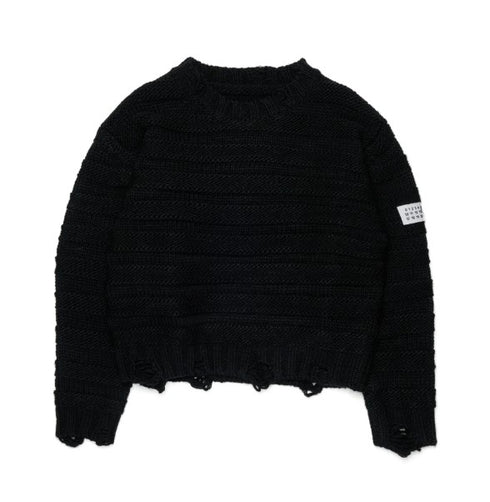 Maison margiela maglia nero - vista frontale
