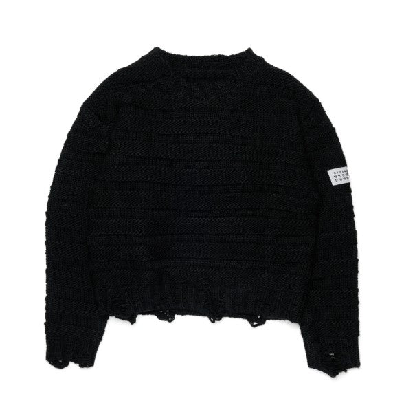 Maison margiela maglia nero - vista frontale