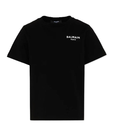 Balmain t-shirt nero - vista frontale