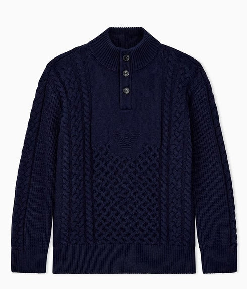 Armani giacca blu - vista frontale