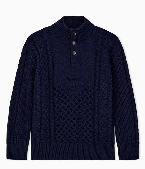 Armani giacca blu - vista frontale