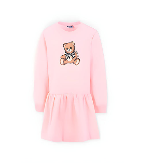 ABITO LOGO TEDDY BEAR ROSA