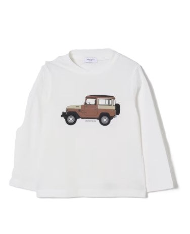 Jeckerson t-shirt panna - vista frontale