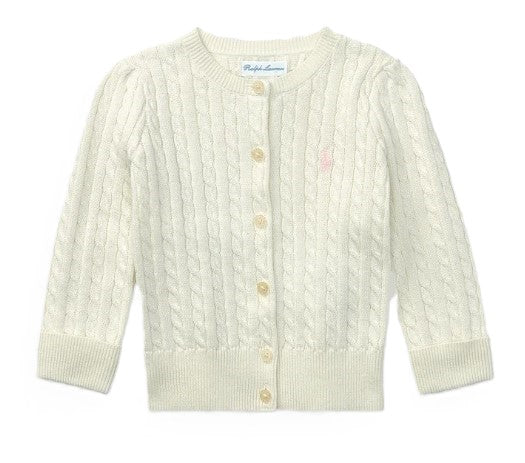 Polo ralph lauren maglie aperte bianco - vista frontale