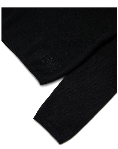 Maison margiela maglie chiuse nero - vista posteriore
