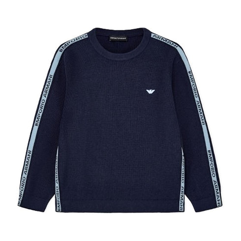 Armani felpa blu - vista frontale