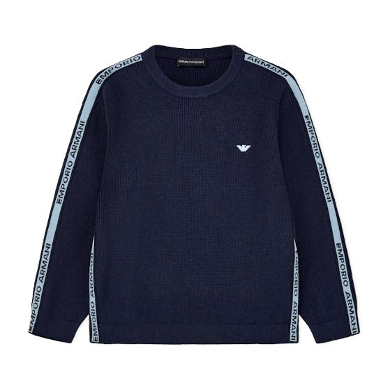 Armani felpa blu - vista frontale
