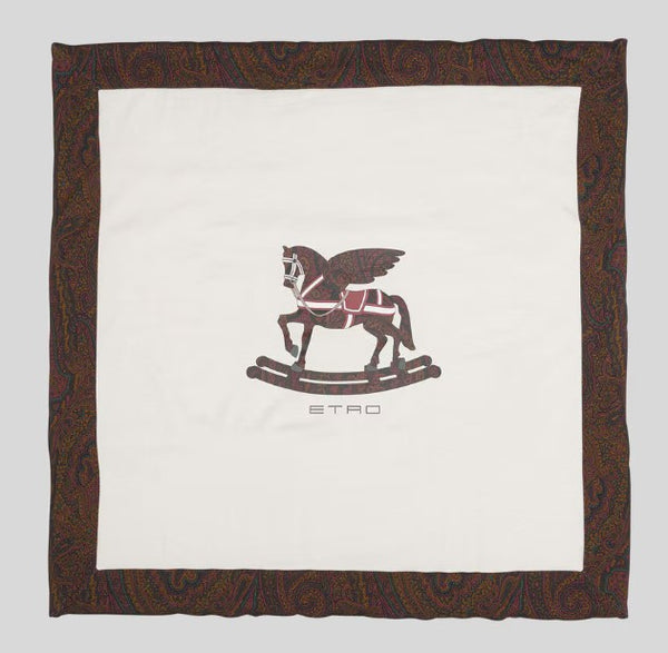 Etro coperta panna - vista frontale