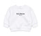 Balmain felpa neonato bianca - vista frontale