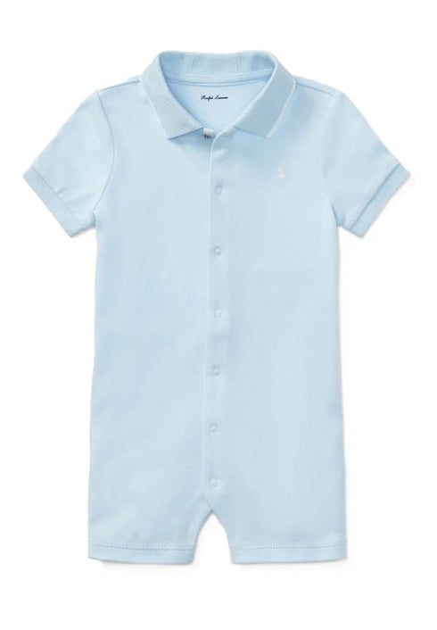 Polo ralph lauren tutina celeste - vista frontale