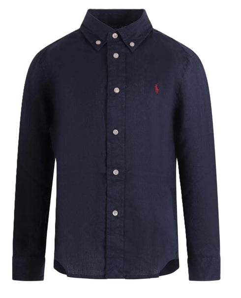 Polo ralph lauren camicie blu - vista posteriore