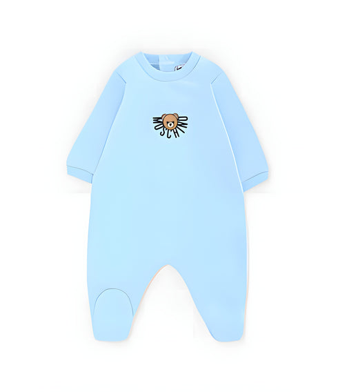 TUTINA LOGO TEDDY BEAR MOSCHINO CELESTE