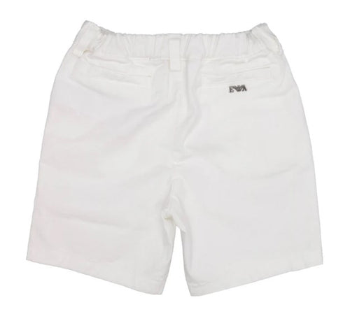 Armani bermuda e capri bianco - vista posteriore