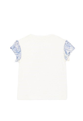 Etro t-shirt avorio - vista posteriore
