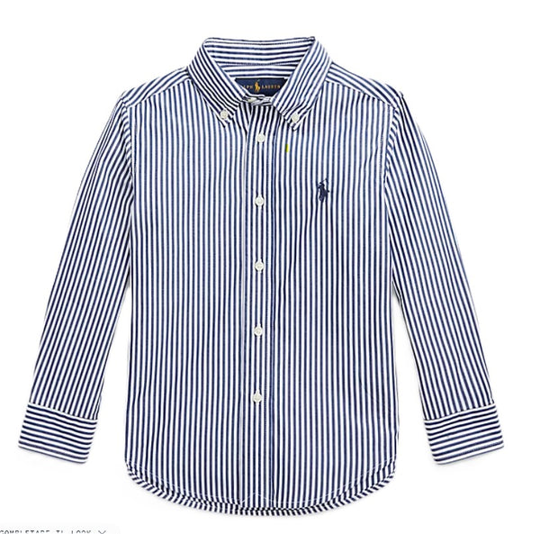 Polo ralph lauren camicie celeste - vista frontale