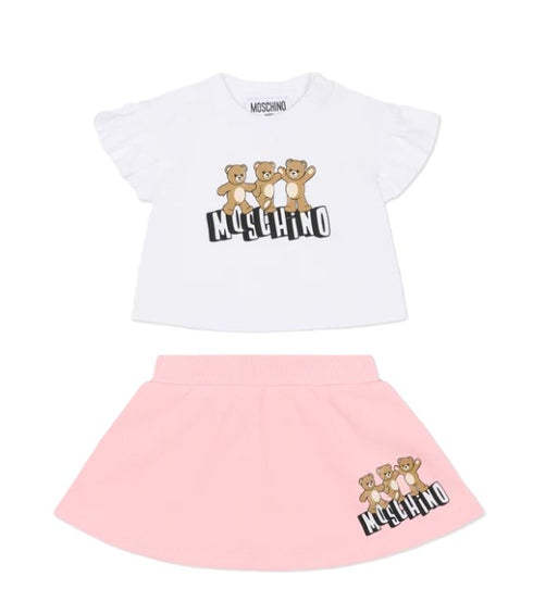 Moschino completi bianco - vista frontale