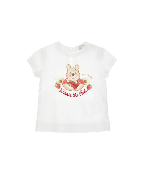 Monnalisa t-shirt bianco - dettaglio 2