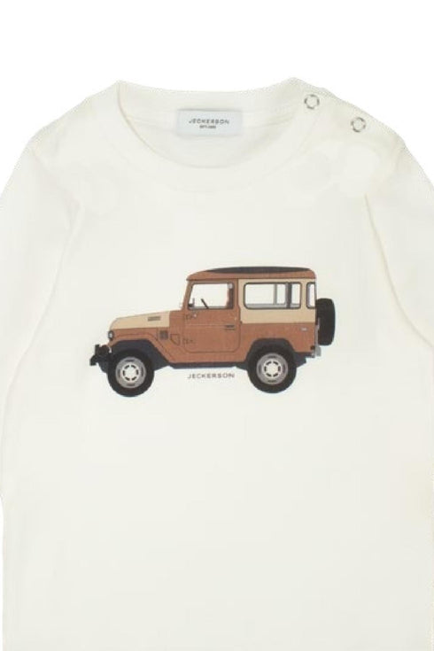 Jeckerson t-shirt panna - dettaglio 11