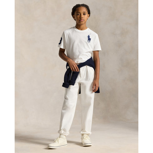 Polo ralph lauren t-shirt bianco - vista dettaglio